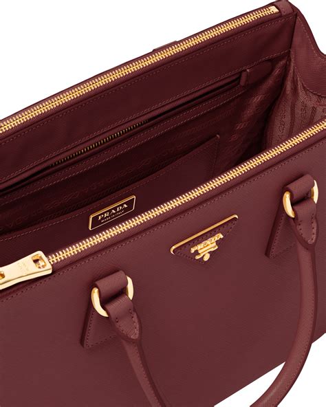 prada saffiano medium leather satchel|Prada galleria saffiano leather bag.